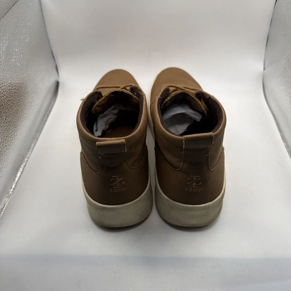 IZOD Palmer Men's Size 11 Lace-Up-Brown Chukka Boots-1815298. Excellent